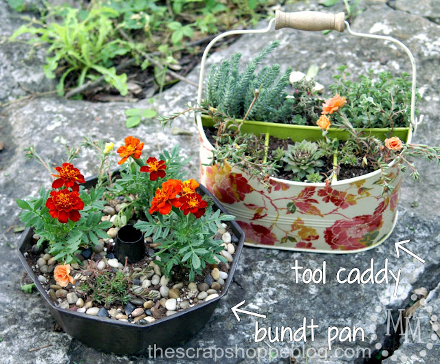 bundt pan flower pot