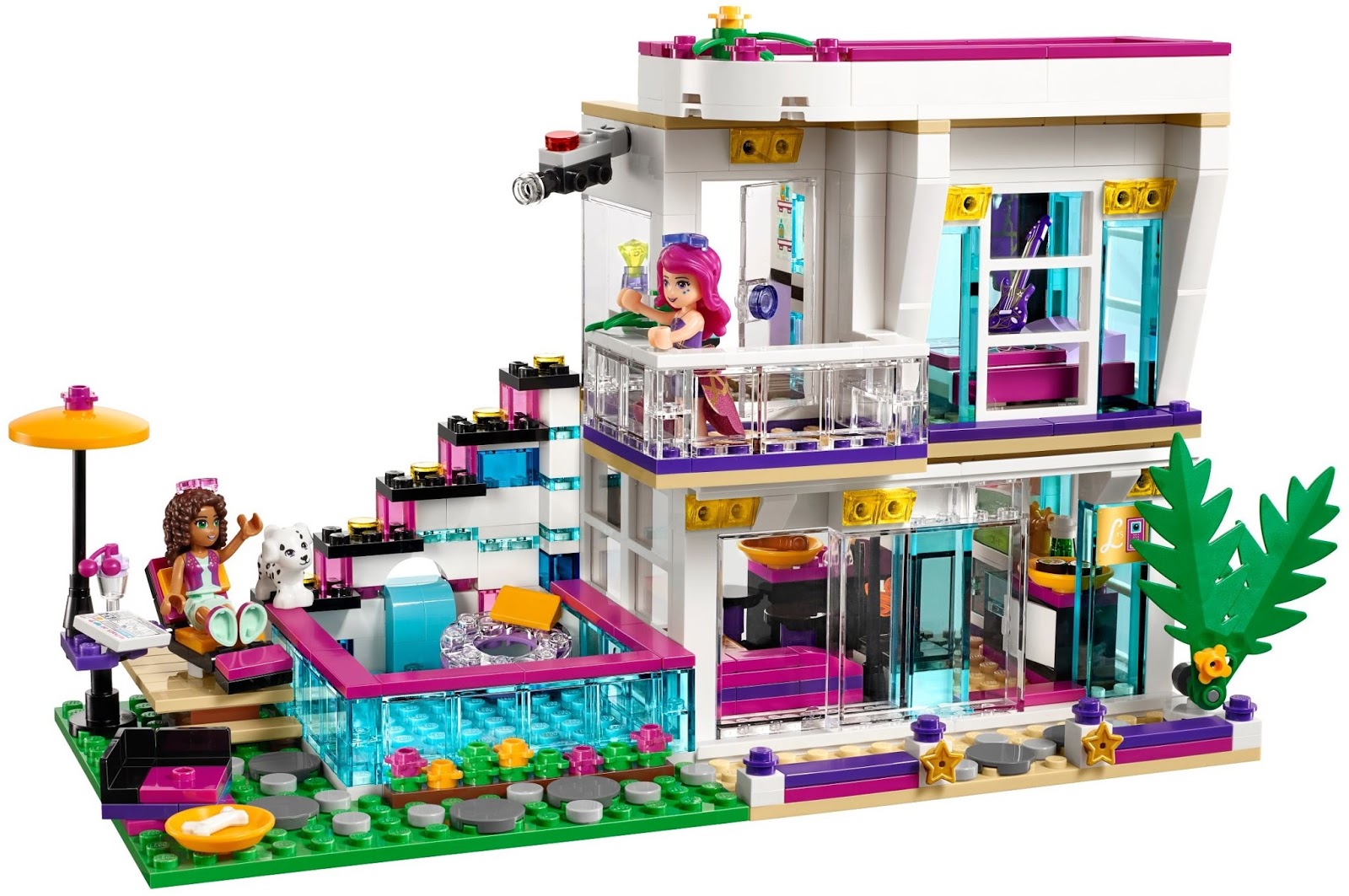 Lego friends livis pop star house 41135 is modern and modular