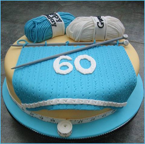 Birthday Cakes For You: Knitting cake