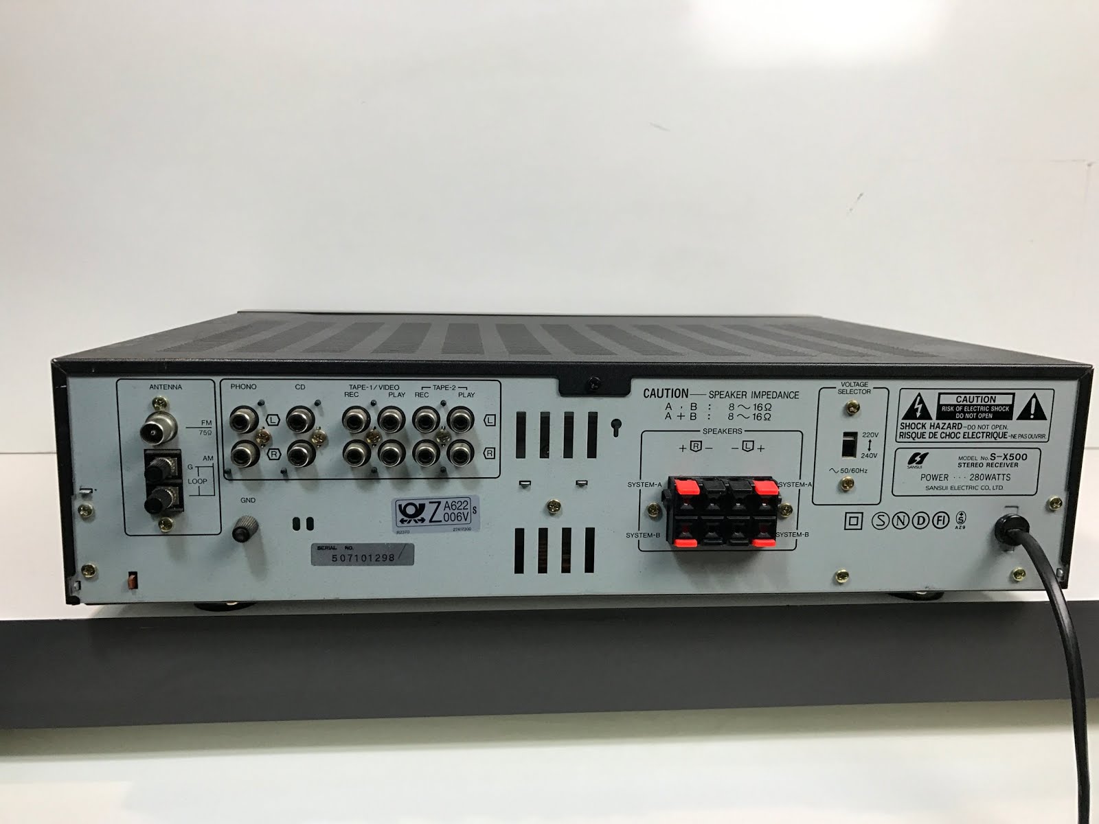 Sansui SX500 Stereo Receiver AudioBaza