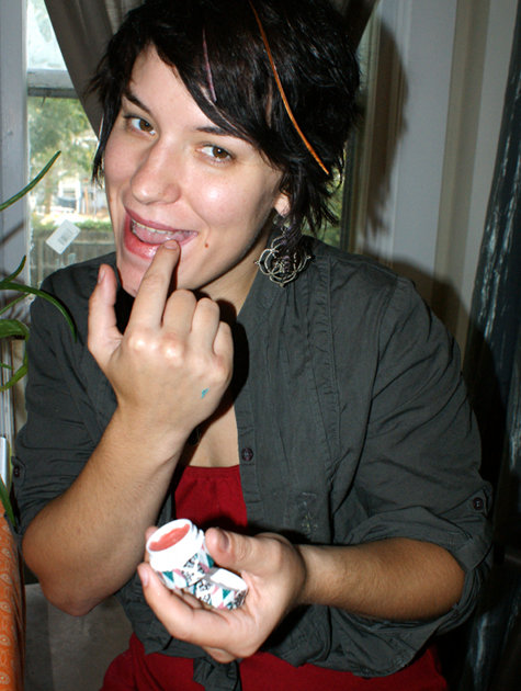 Having fun making homemade lip balms Having fun making homemade lip balms