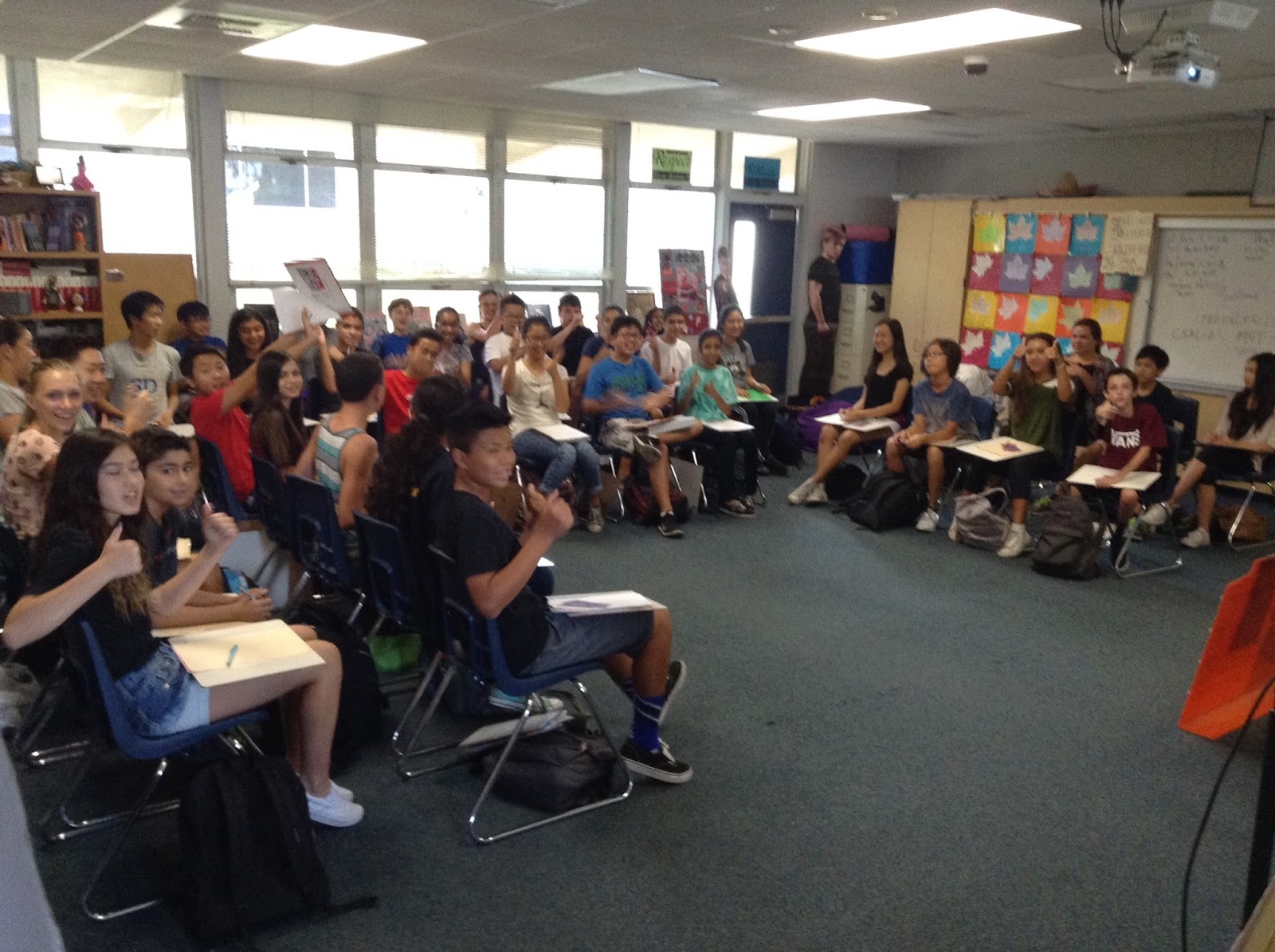 Ignite Language Going Deskless with 38 students