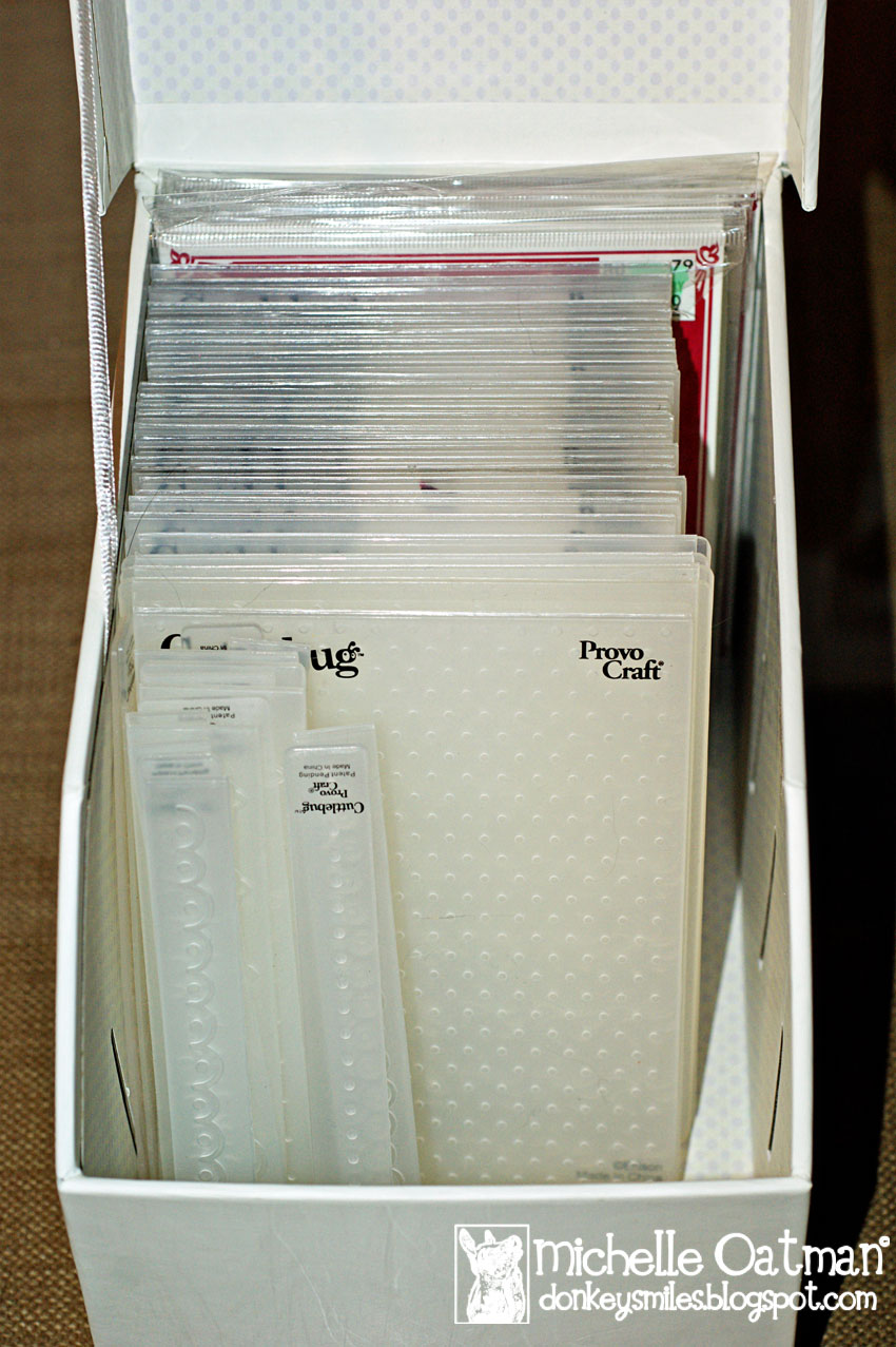 Stamps, Paper, Scissors and Donkey Smiles Me and My Space Embossing