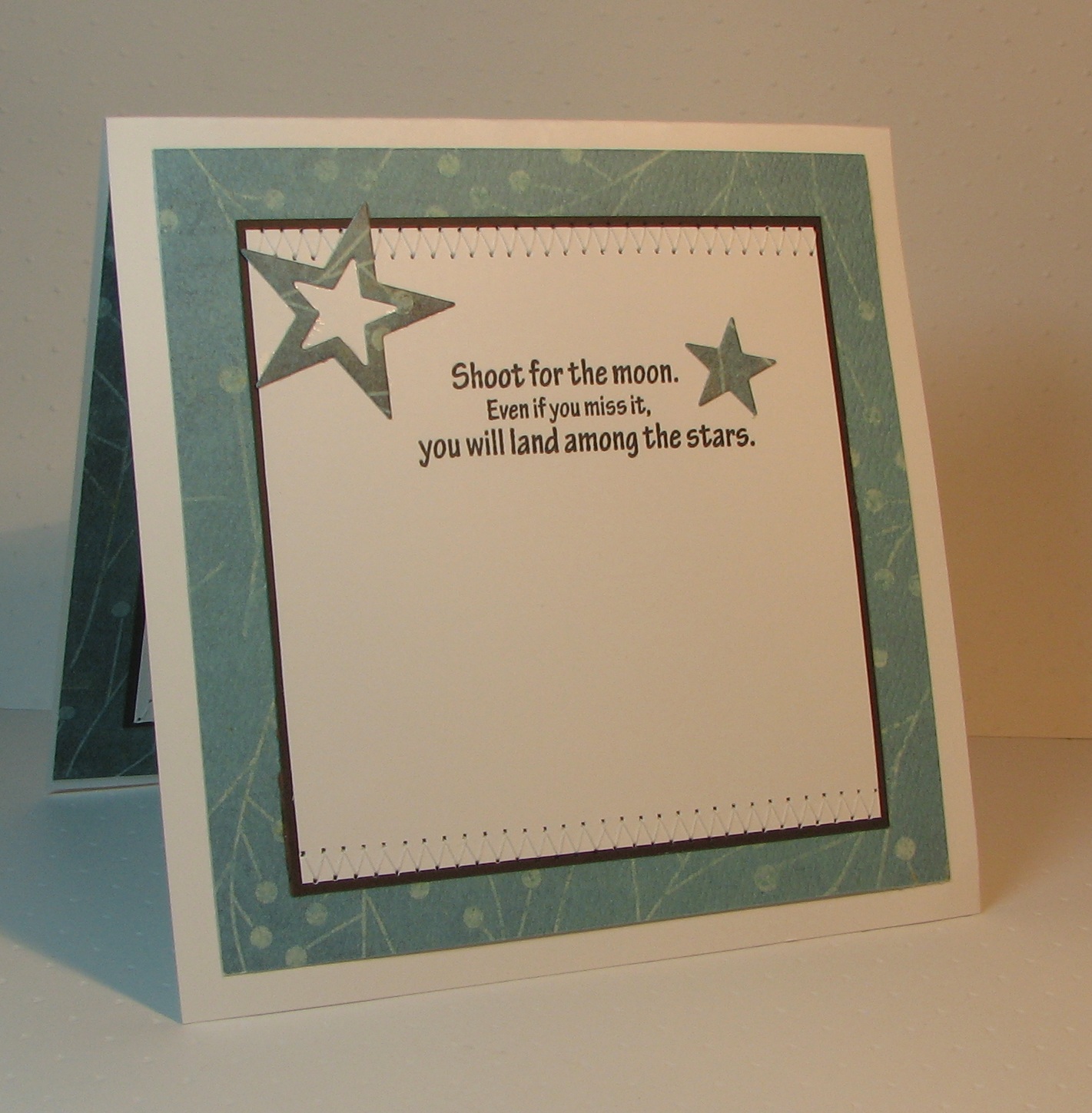 Cards by Carla Shoot for the Moon!