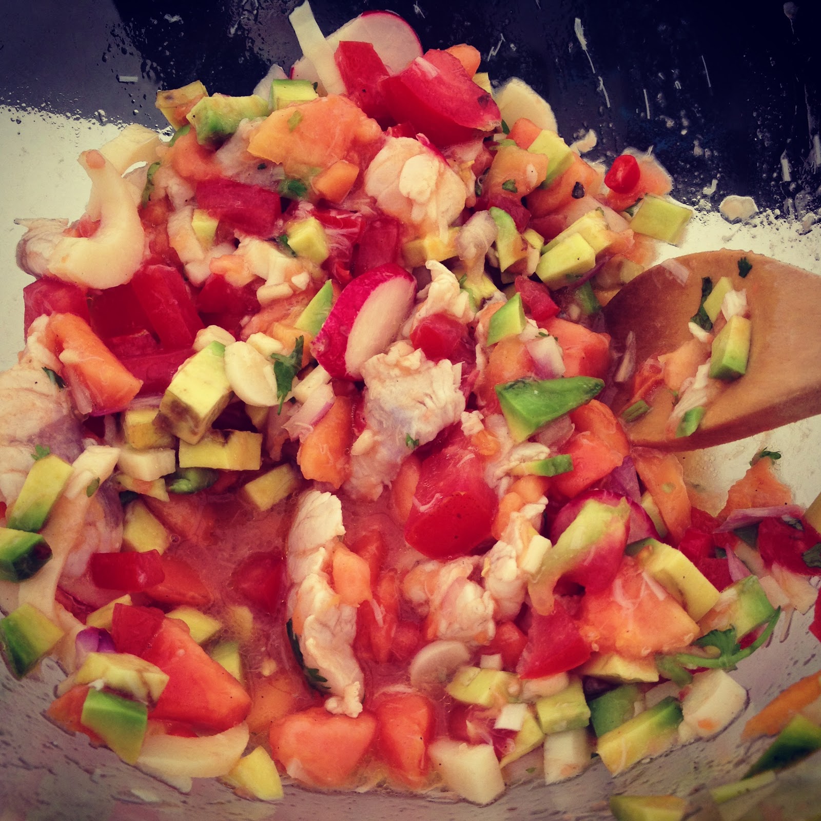Sooo Paleo Spring Sea Bass Ceviche