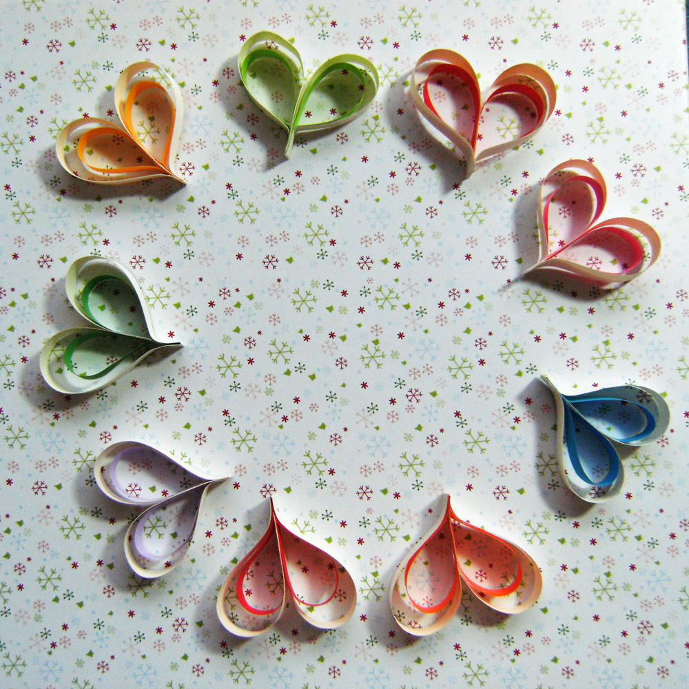Lizzie Made Paper Hearts Bunting Tutorial