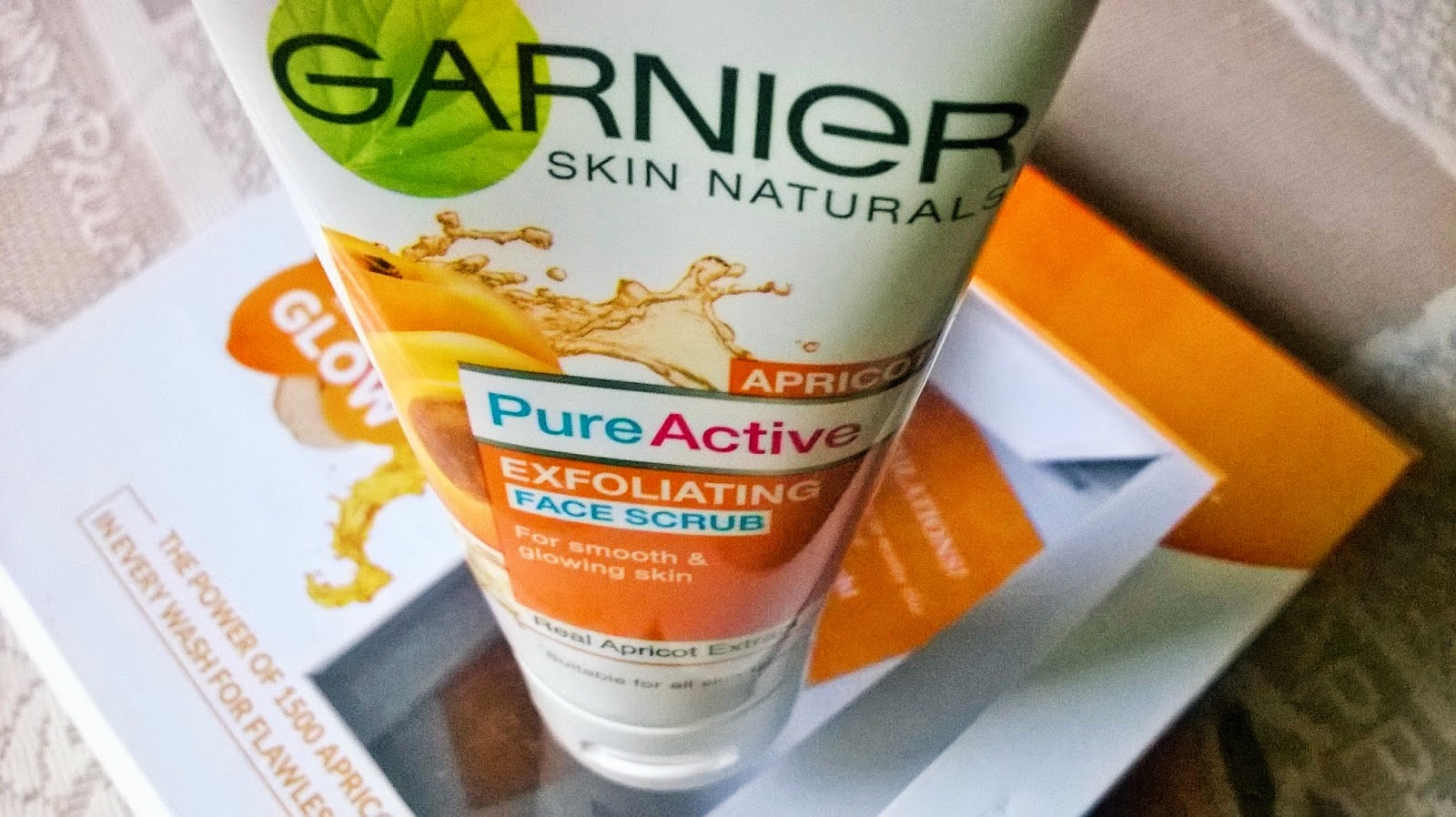 Beauty & Beyond Garnier Naturals PureActive Apricot Face Scrub Review