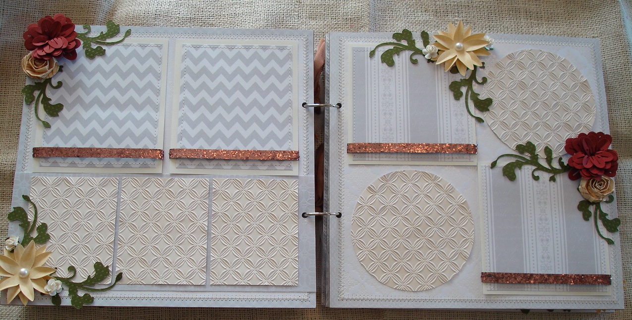 Scrapbooking by Phyllis Premade 12x12 Chipboard Wedding album