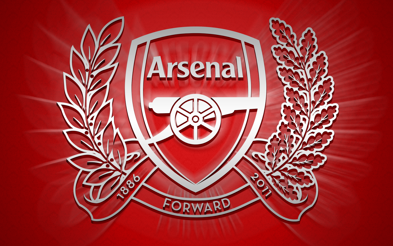 Hình nền máy tính logo đội tuyển bóng đá Arsenal