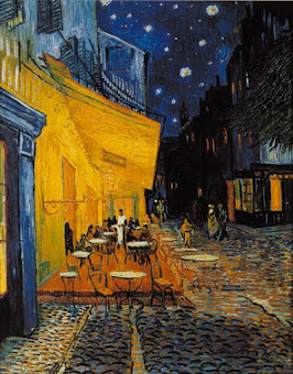 VAN GOGH-" LA TERRAZA DEL CAFÉ POR LA NOCHE,PLACE DU FORUM, ARLÉS"