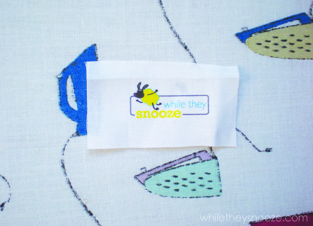 While They Snooze Make your own labels cheap!