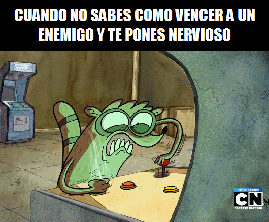 GIF: Tipico Gamer desesperado al no derrotar el enemigo