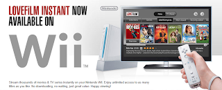 Lovefilm instant is now available for Wii users