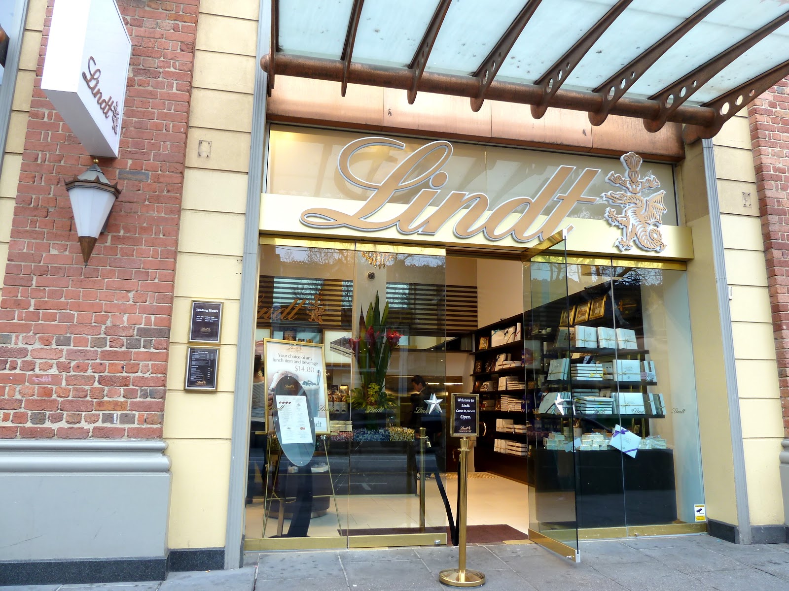 Lindt Chocolat Café, Chapel St, South Yarra, Melbourne my name is Food.