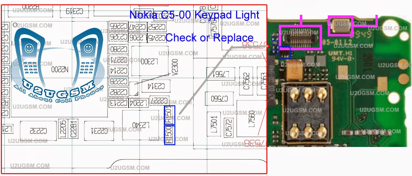 Genius Flasher Nokia c500 Keypad Light Problem Ways Jumper Solution