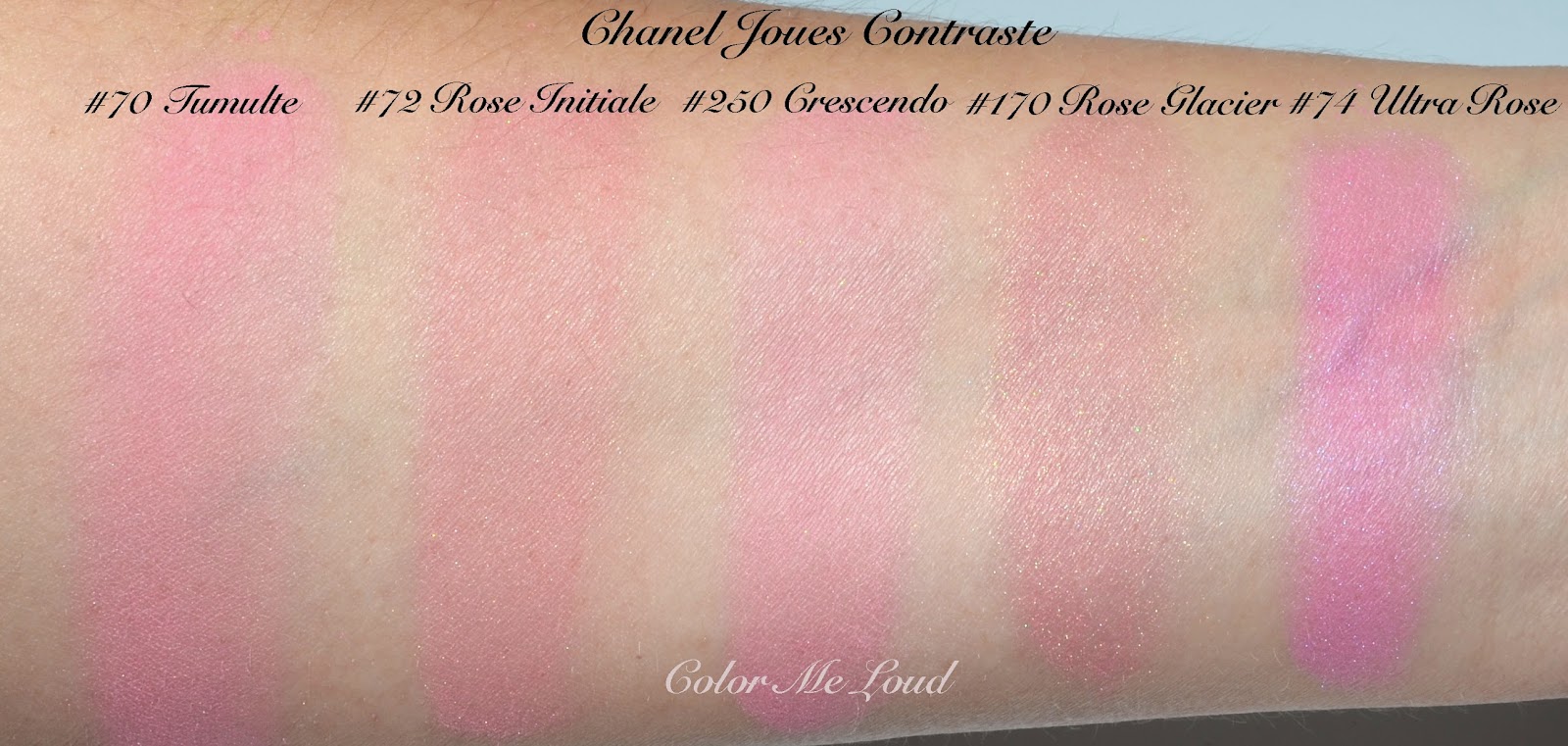 Chanel Joues Contraste #250 Crescendo & Le Blush Créme #80 Invitation from  La Perle Collection, Review, Swatch, Comparisons & FOTD