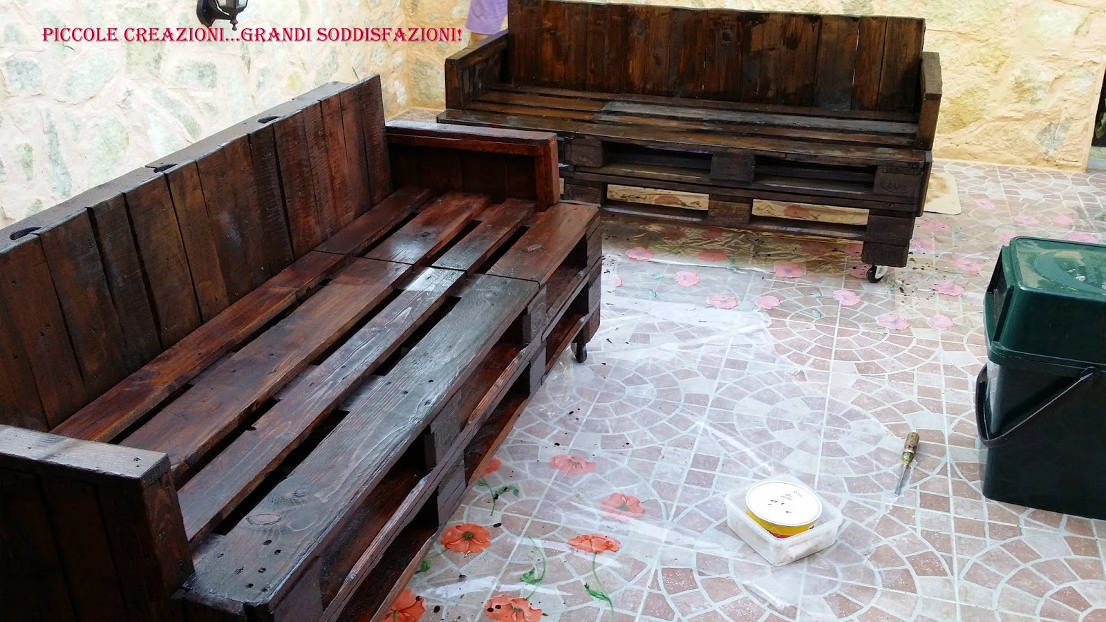 Tutorial mobili da giardino con pallet: lettino prendisole fai da ...