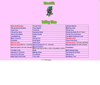 iintegratetechnology: Math Telling Time Website