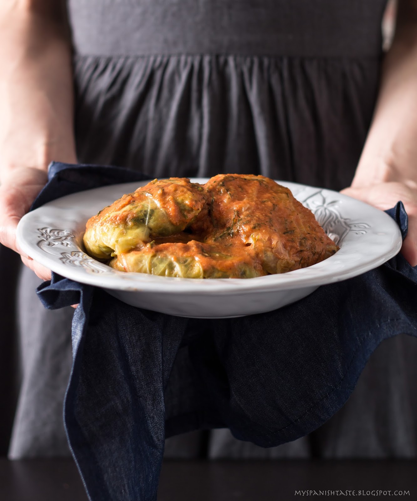 My Spanish Taste Polish cabbage rolls with seafood