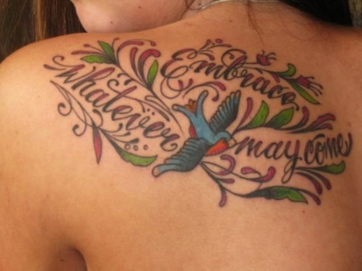 inspirational quotes about life tattoos. tattoo ideas quotes on life