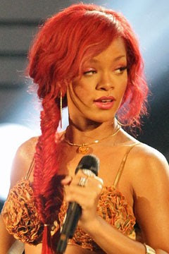rihanna with extensions