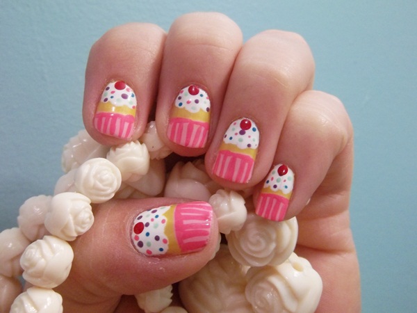 cupcake nail designs ideas-24 cupcake nail designs ideas-24