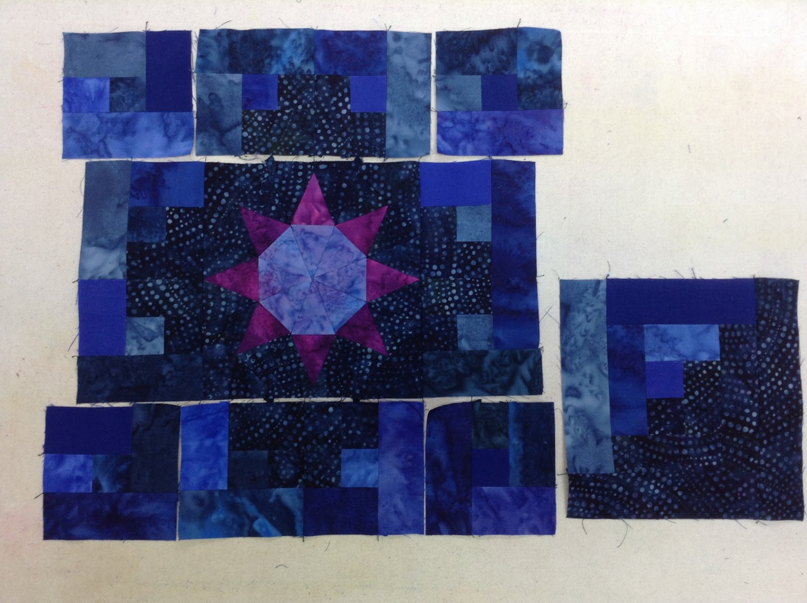 The Free Motion Quilting Project 40. Learn how to Piece a Log Cabin Block