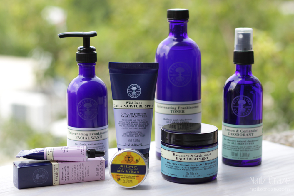Beauty Review Neal's Yard Remedies Products Nailz Craze