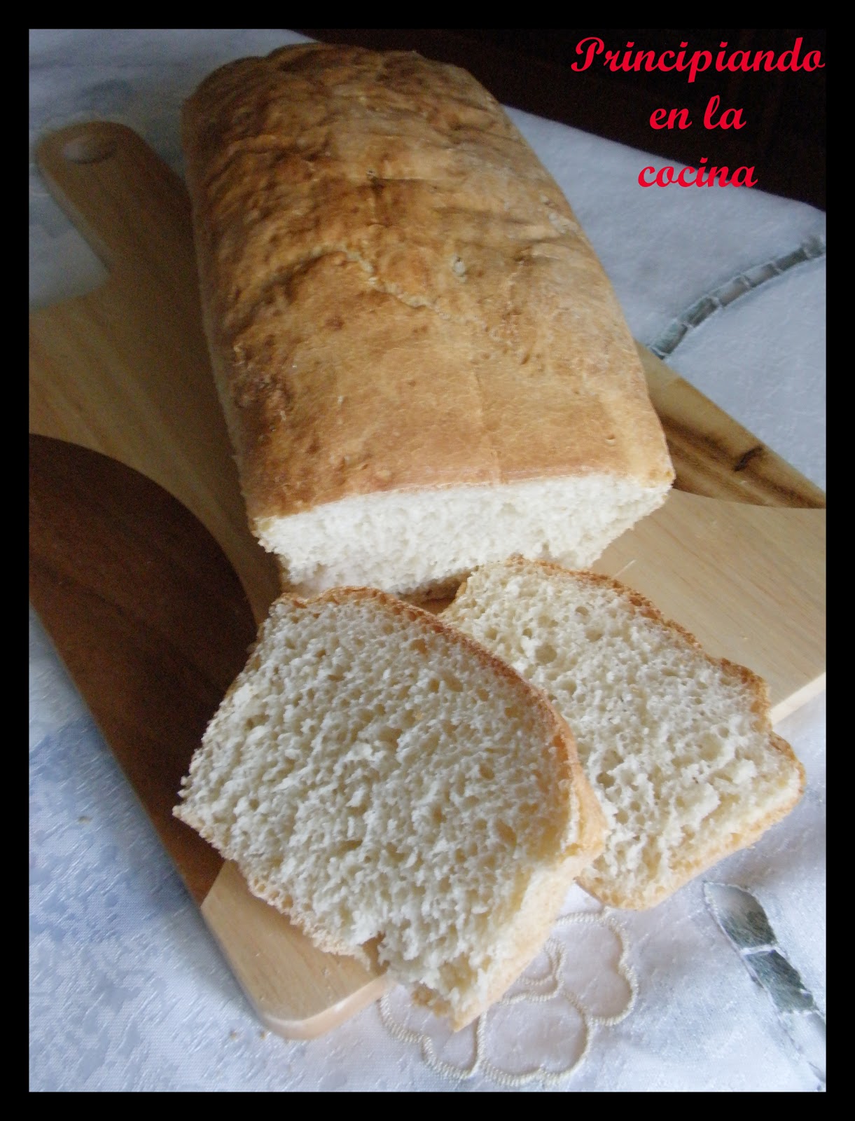 PRINCIPIANDO EN LA COCINA Pan de molde de Xavier Barriga