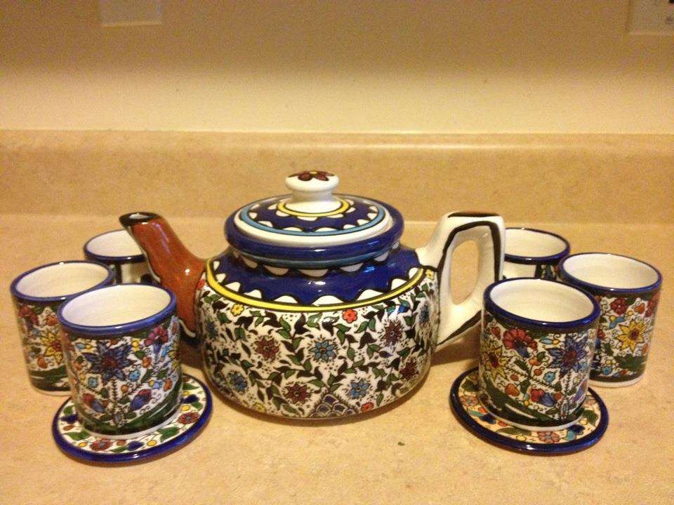 Look To Beauty Teavana Cast Iron Tea Set Elephants and green tea