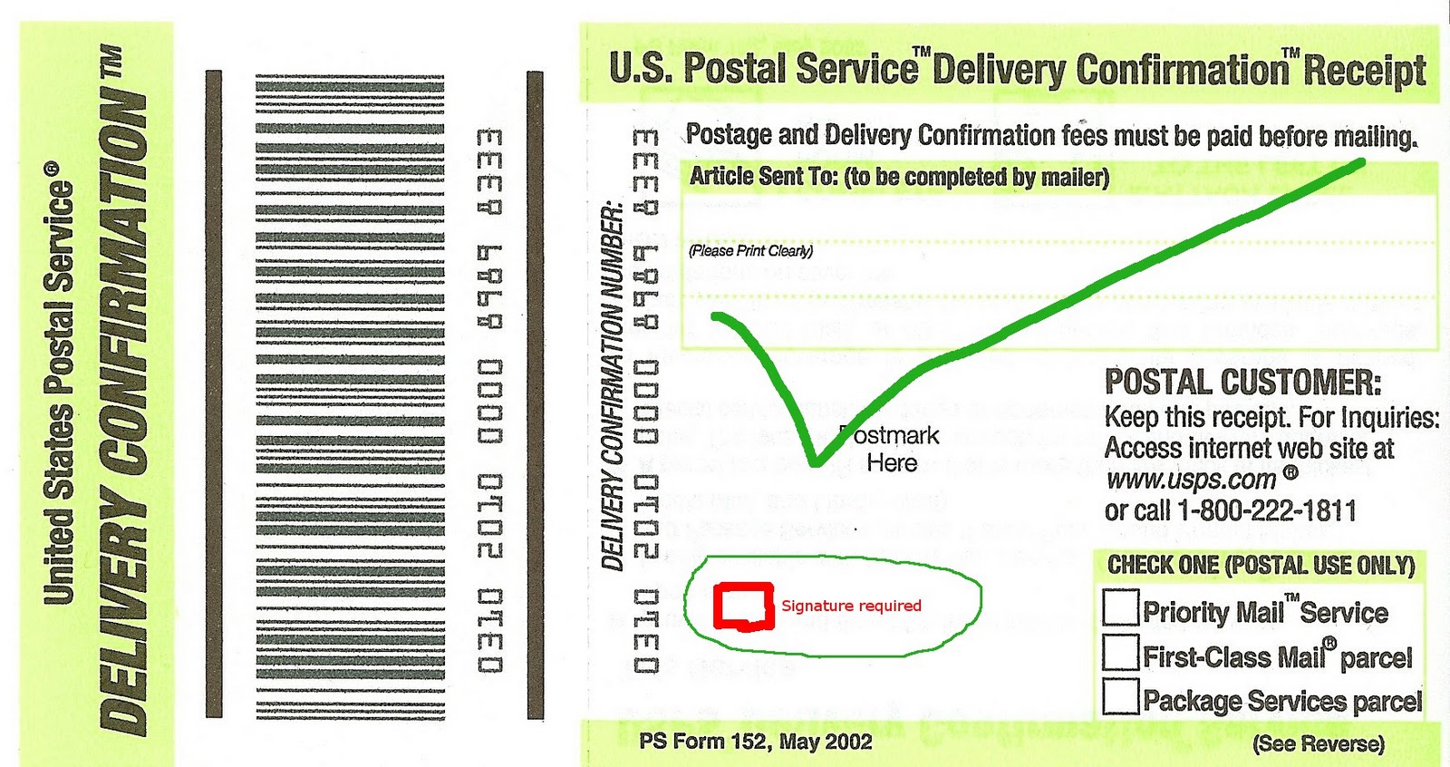 Usps Package Delivery Confirmation at Cindy Nelson blog