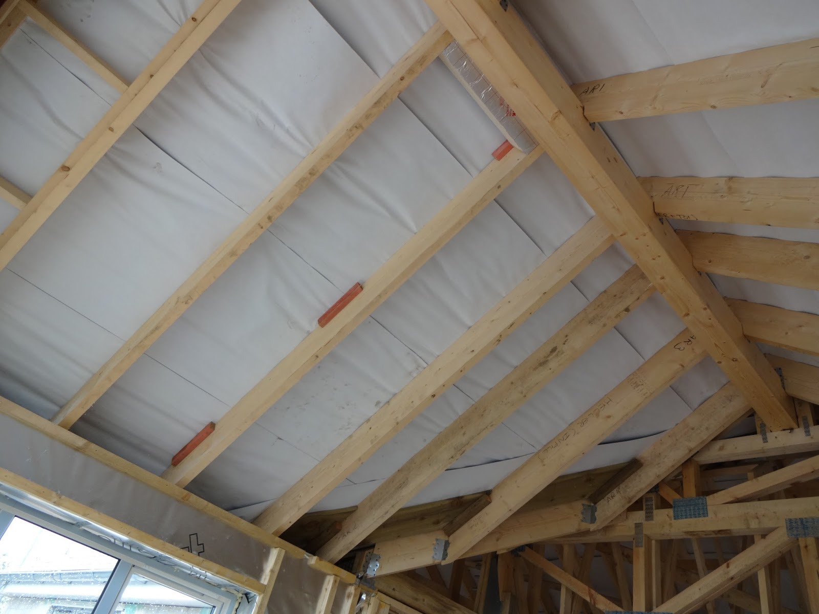 V&A's Home Build Boarding Ceilings First floor vaulted