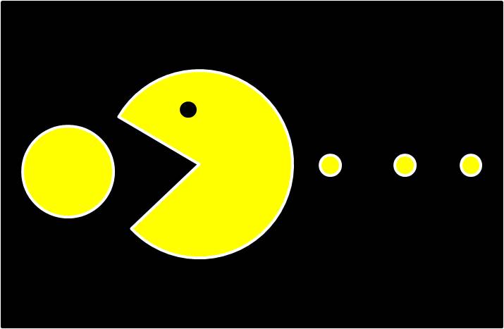 Pacman Eating Money