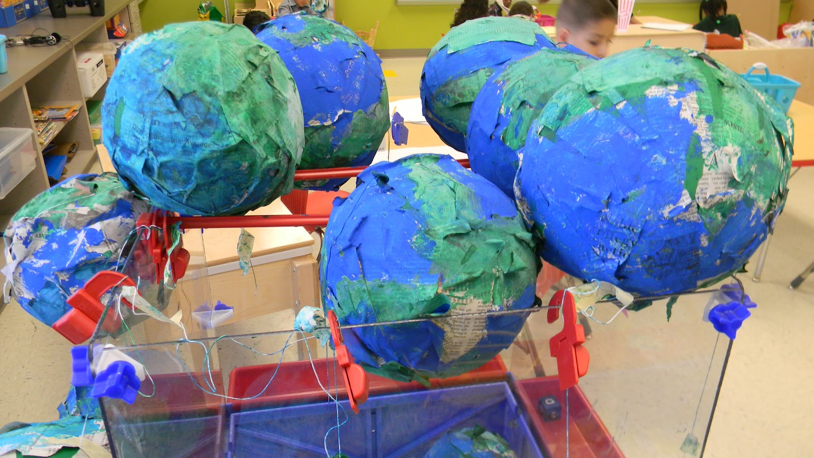 Not Just Child's Play Challenging Young Minds Earth Day Papier Mache