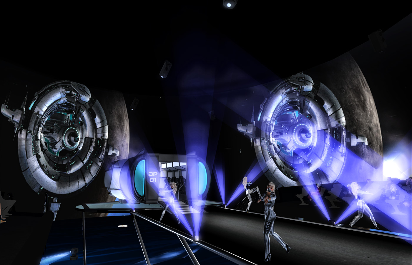 "Dance Galaxy" Festival blue...