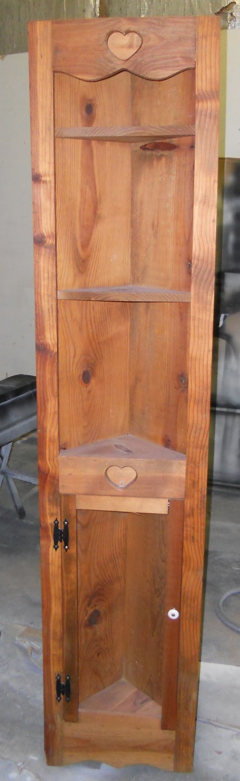 Createinspire French Country Corner Cabinet