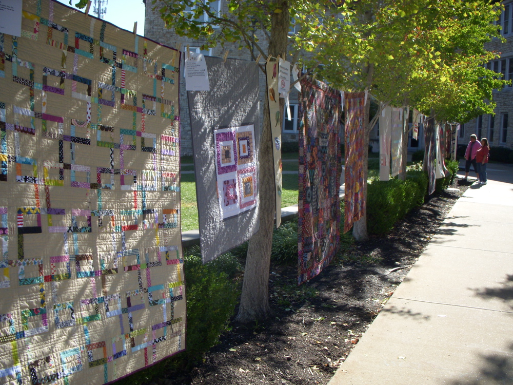 The Kansas City Modern Quilt Guild A Beautiful Day at Quilts on the Quad
