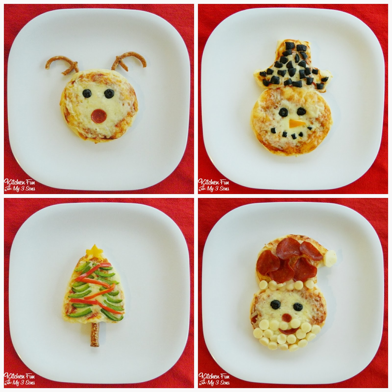 Christmas Biscuit Pizza Ideas Kitchen Fun With My 3 Sons
