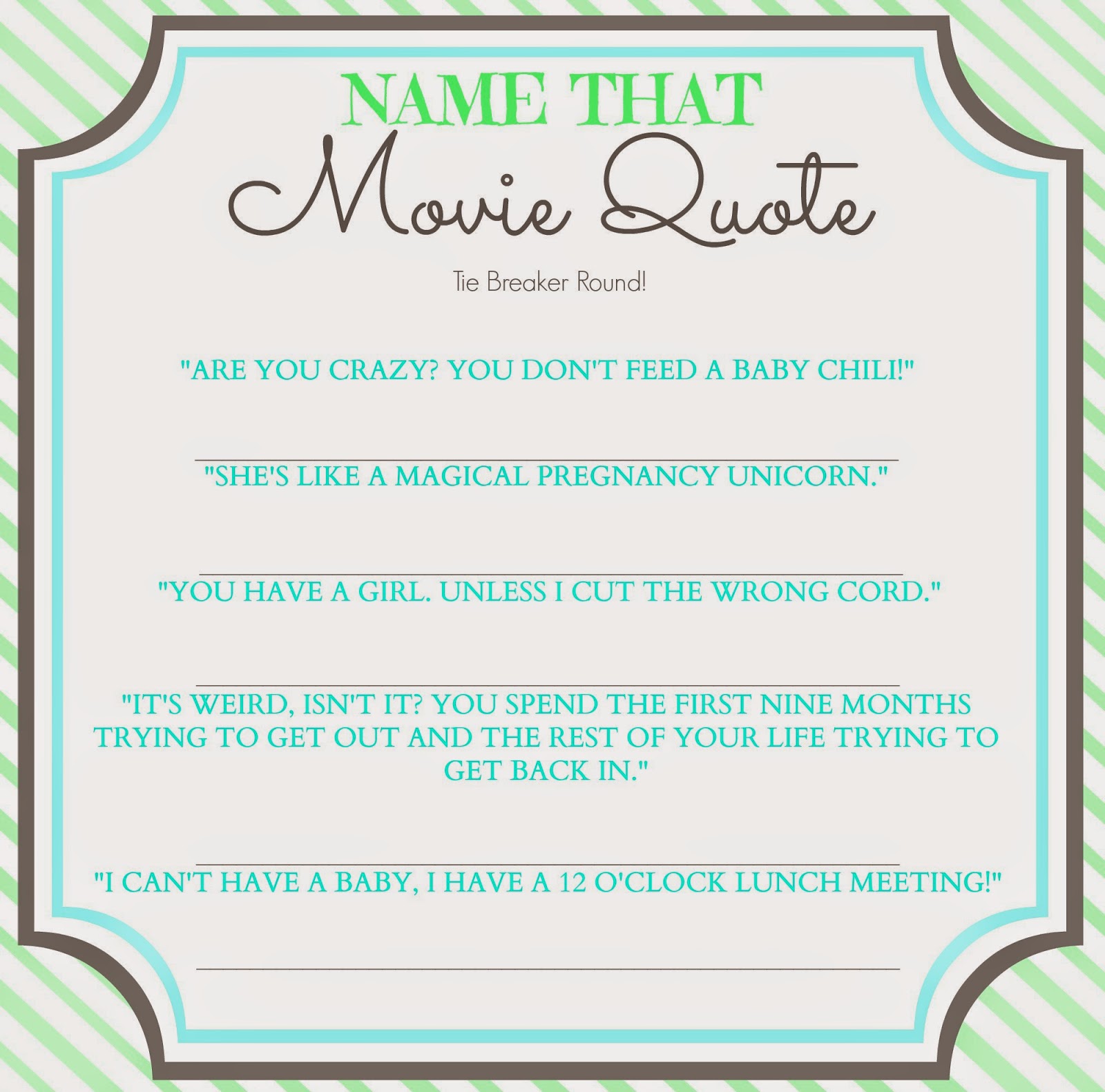 Home on Hidden Oaks Babies "showered" with love