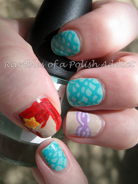 disney nail art challenge day 17