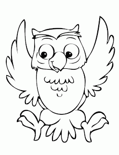 Owl Coloring Pages