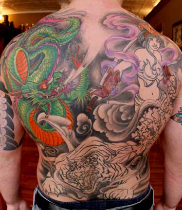 Back Piece Japanese Dragon Tattoo Design Collection japanese style tattoos