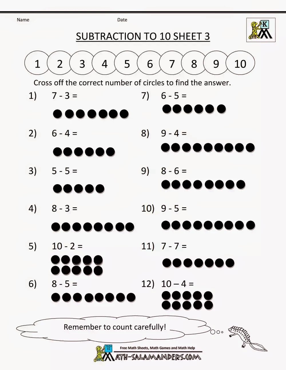 Subtraction symbol image