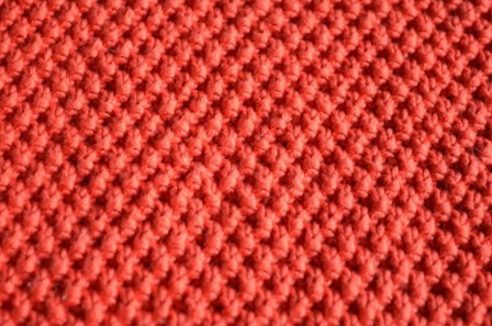Textured Knits: MOSS STITCH