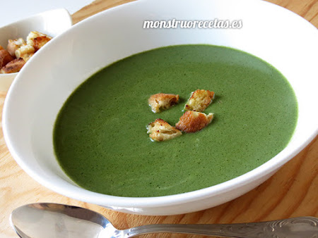 Crema De Espinacas Con Queso Mascarpone
