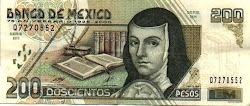 Billete de 200 en México
