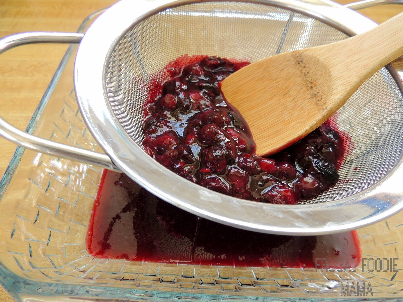 Frugal Foodie Mama Blueberry "Pixie Dust" Granita