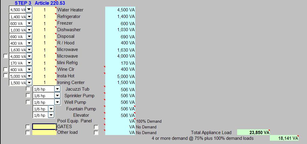Printables Residential Electrical Load Calculation Worksheet residential load calculations spreadsheet part two electrical fig 2 step 3