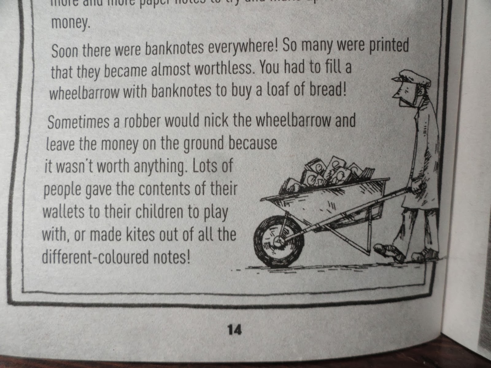 Wheelbarrows A wheelbarrow full of money