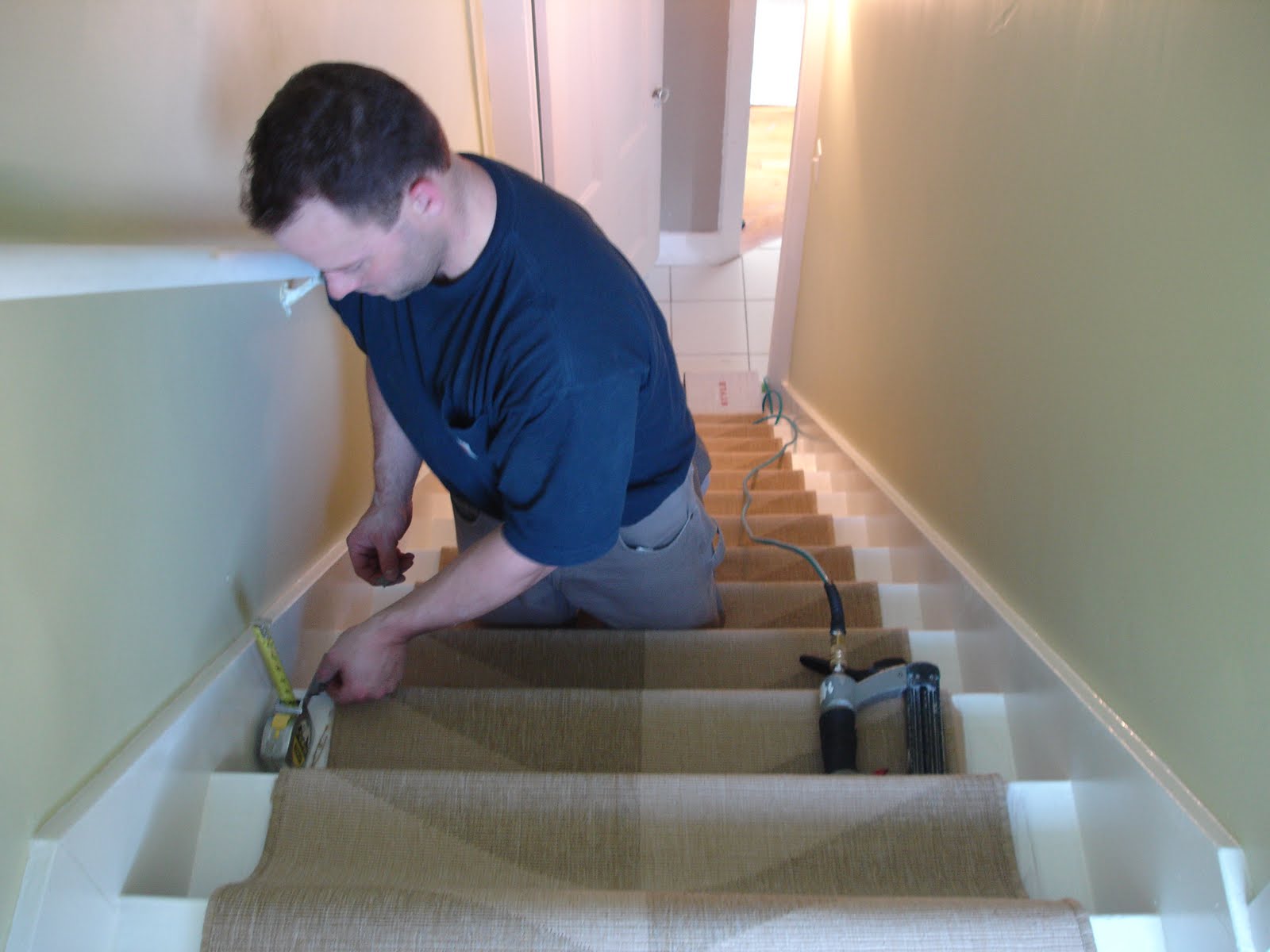 loft & cottage diy nailhead stair runner